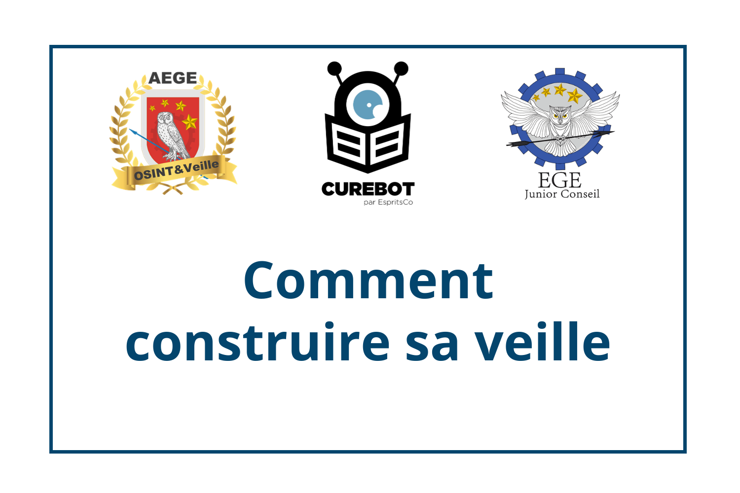 Curebot Retour Dexp Rience De La Junior Conseil Et Du Club Osint