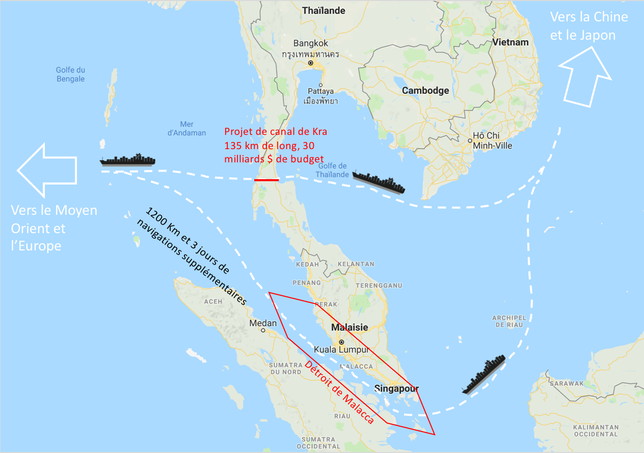 Le canal de Kra, symbole des ambitions expansionnistes chinoises les